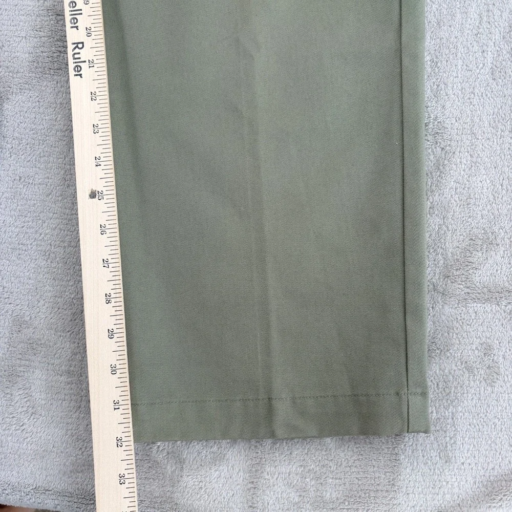 Vintage Polo Ralph Lauren Double Pleated Classic Chino Pants in Olive Men 35x32